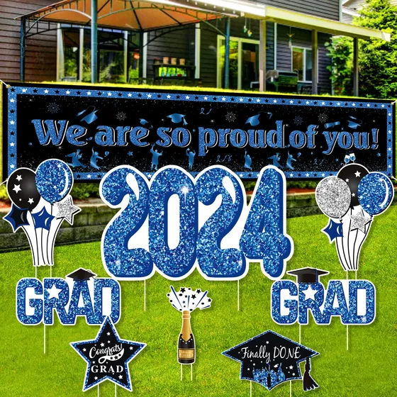 Kmuysl Letrero Graduacion Para Clase 2023 Patio 8 Purpurina