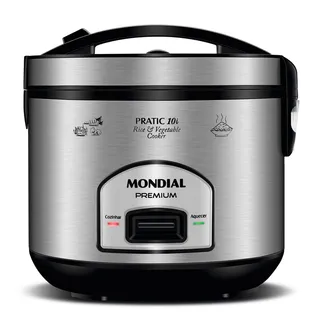 Panela ElĂ©trica De Arroz Pe-42-10x Preto E Inox Mondial FrequĂȘncia 60hz 127v Panela ElĂ©trica De Arroz Pe-42-10x Preto E Inox Mondial FrequĂȘncia 60hz 127v