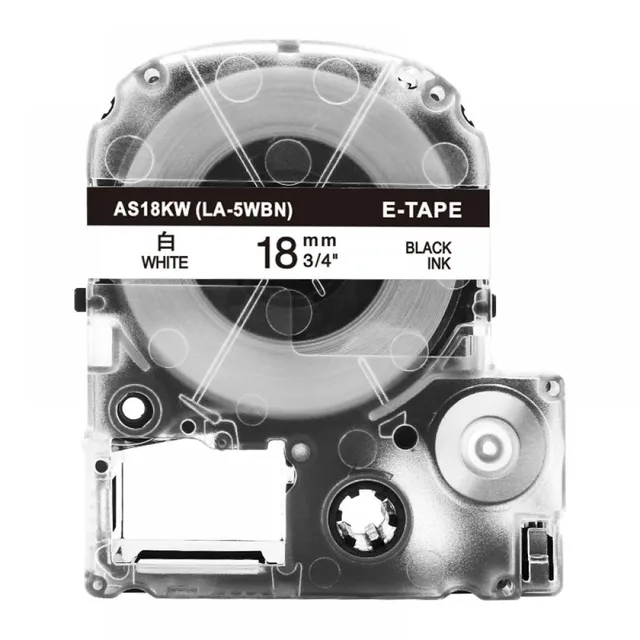 Cinta Etiqueta Negro/blanco 18mm 8m Epson Labelworks Lw-400