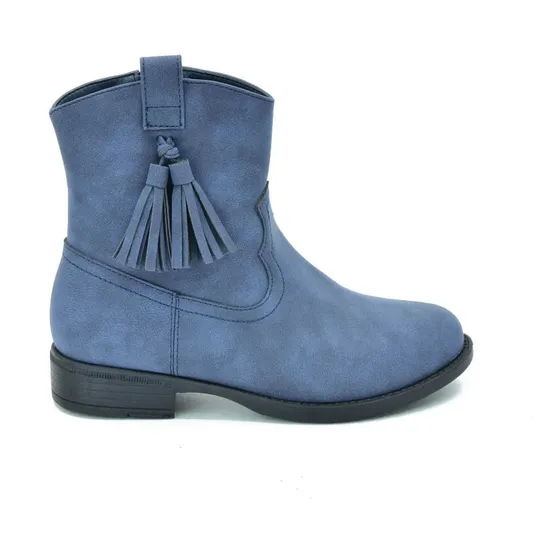 Bota Para Niña Guga Con Cierre Fringe