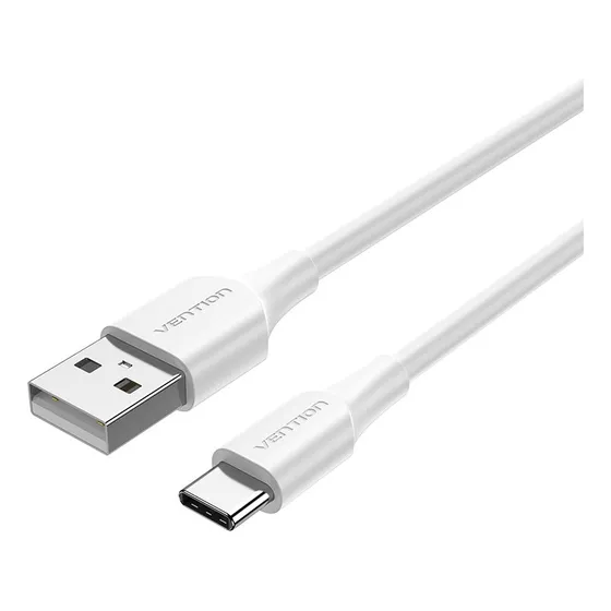 Cable Usb 2.0 Vention Usb Tipo C 2metros Blanco