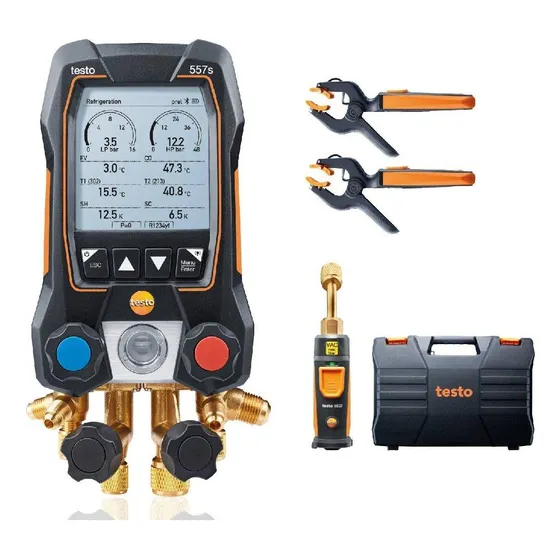 Smart Vacuo Manifold Digital 557s Bluetooth Válvula Testo