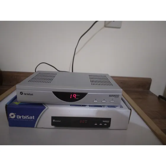 Receptor Orbisat S2200 Plus 3 Com Controle Original E Sensor