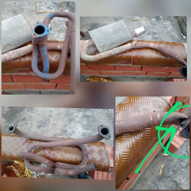 Escape Y Header De Escarabajo; Usado Con Detalles