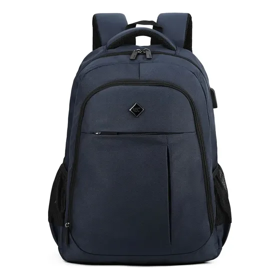 Morral Aoking Deportivo Pto Usb Azul