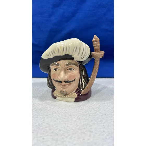 Chop Jarra Whisky  Royal Doulton England Porthos Rojo