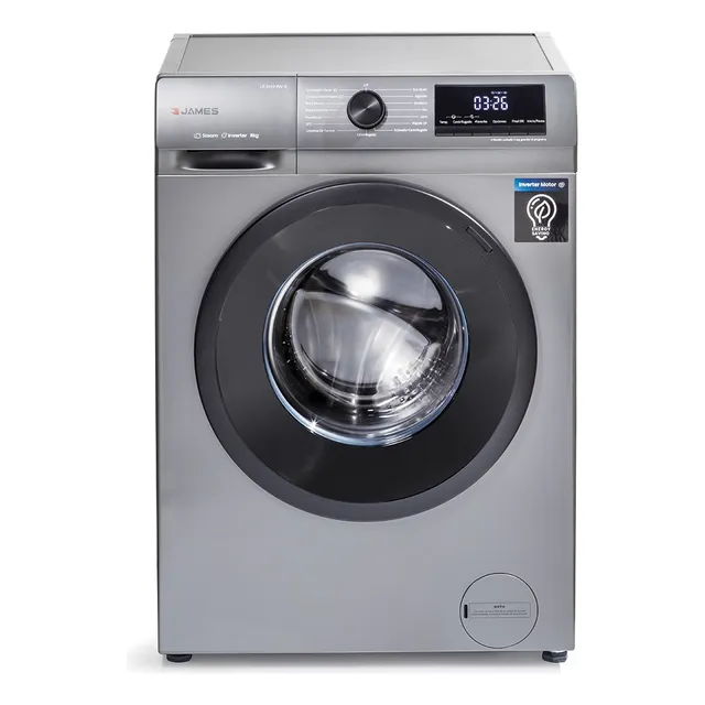 Lavarropas James Inverter LR 8140 INV Inv S 8kg Silver