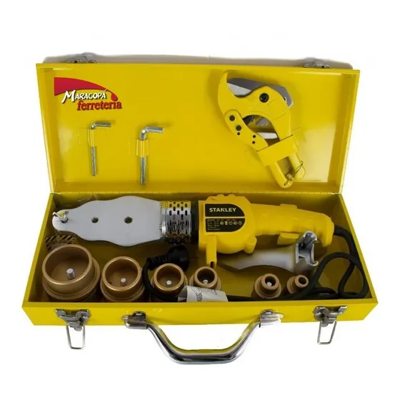 Kit Termofusora Valija Metálica 6 Boquilla 1500w Termofusión