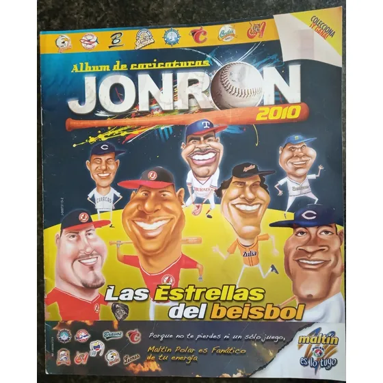 Álbum De Caricaturas Jonrón 2010 Sin Cromos
