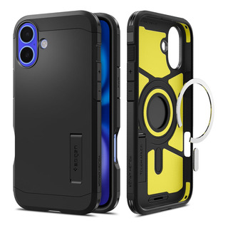 Funda Spigen Tough Armor (ai) Magfit Para iPhone 16 Plus, Color Negro Funda Spigen Tough Armor (ai) Magfit Para iPhone 16 Plus, Color Negro