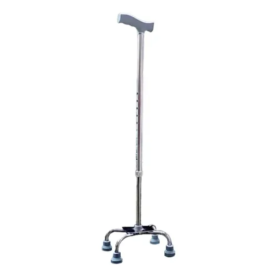 Baston Ajustable 4 Puntos, Aluminio, Goma Y Abs