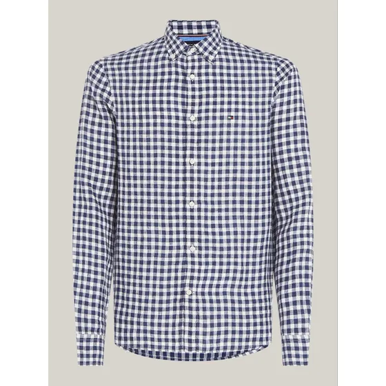 Camisa Tommy Hilfiger - Linen Gingham - Xxl