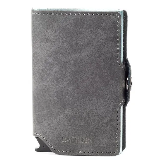 Billetera Para Tarjeta De Debito Y Crédito - Tipo Vintage Space Grey