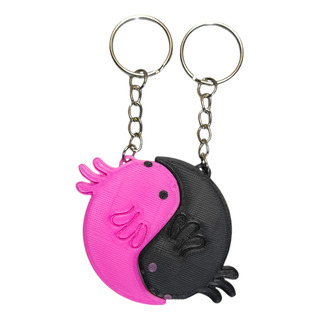 2 Llaveros Pareja Ajolotes Yin Yang Regalo Novios Amigos 2 Llaveros Pareja Ajolotes Yin Yang Regalo Novios Amigos