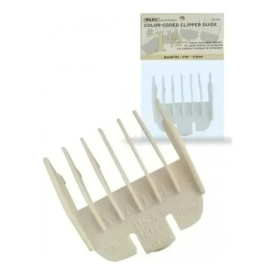 Peine De Alzada Wahl 1,5 (4,5mm) Color Blanco