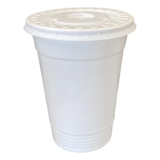 Vasos Plásticos Desechables Selva V12 Con Tapa (20x50)