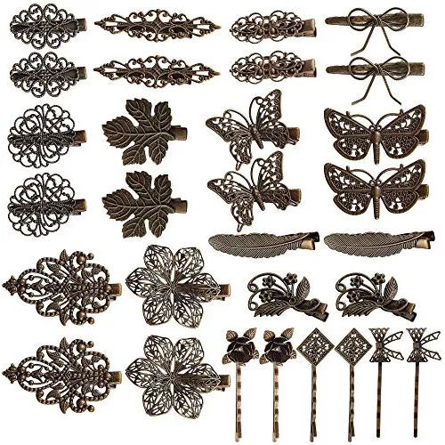 Insowni 30 Pack/15 Pares Pequeño Lindo Metal 5kwqd