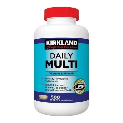 Daily Multi Kirkland Signature 500tabs Multivitaminas Y Mine Sabor Neutro