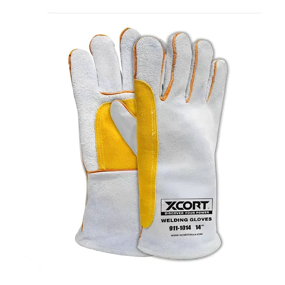 Guantes De Carnaza (par) Caña Larga 14pLG Hr-m3371