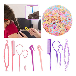 Kit Accesorios Para Peinar Trenzado Profesionales Cabello Kit Accesorios Para Peinar Trenzado Profesionales Cabello