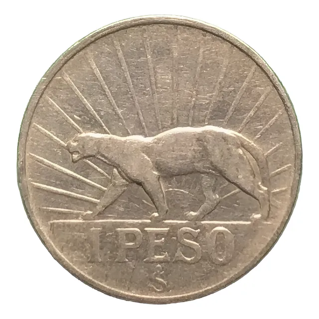 10 Monedas Plata Puma 1 Peso 1942 Km 30 Artigas 9 Gr Kendra