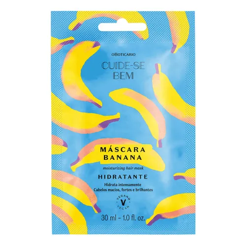 Sachê Máscara Capilar Cuide-se Bem Feira Banana 30ml
