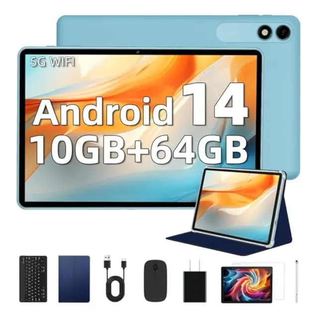 Tableta 10.1 Pulgadas Android 14 Tablets,