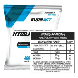 IsotĂŽnico Hydramaxi 400g - Sudract - Carbo + EletrĂłlitos Sabor Laranja IsotĂŽnico Hydramaxi 400g - Sudract - Carbo + EletrĂłlitos Sabor Laranja