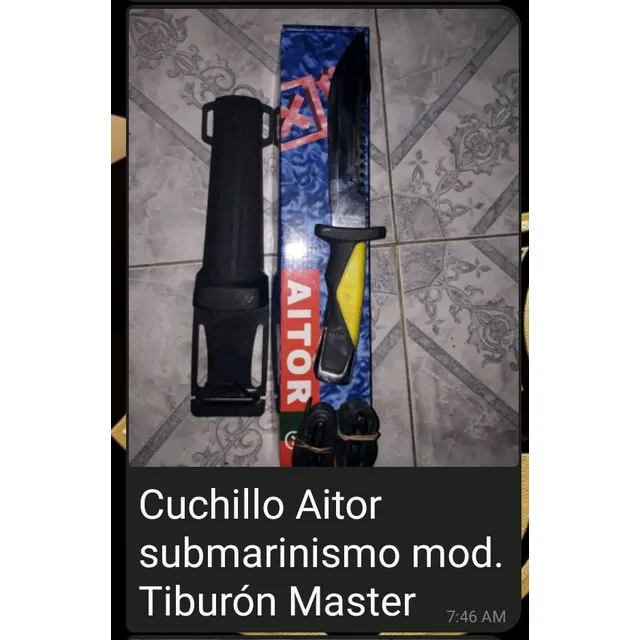 Cuchillo De Submarinismo Aitor
