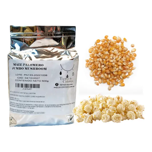 Maiz Palomero Hongo Jumbo Mushroom 500g Palomitas Pop Corn