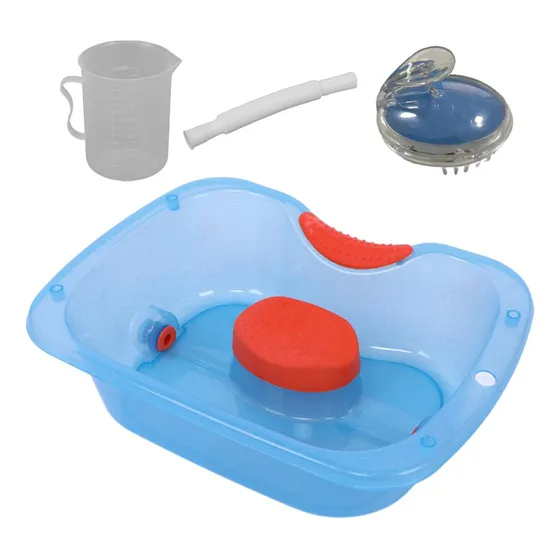 Lavabo De Cabecera Con De Lavado Para El Hogar Y Azul
