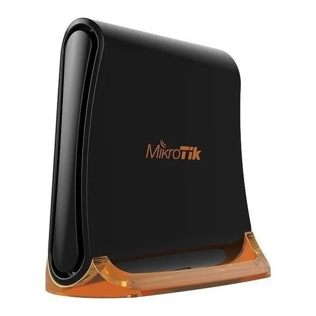 Access point interior MikroTik RouterBOARD hAP mini RB931-2nD negro/naranja
