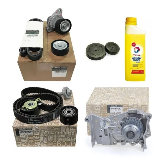 Kit Distribucion Sandero Stepway 1.6 16v K4m Bomba Poly-v