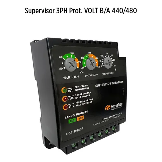 Supervisor 3ph Prot. Volt B/a 440/480