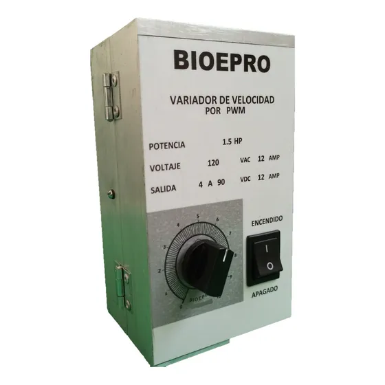 Variador De Velocidad Por Pwm Para Motor De Cd Hasta 1.5 Hp 