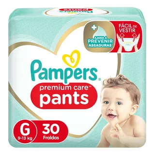 Fralda DescartĂĄvel Infantil Pants Pampers Premium Care G Pacote 30 Unidades Fralda DescartĂĄvel Infantil Pants Pampers Premium Care G Pacote 30 Unidades