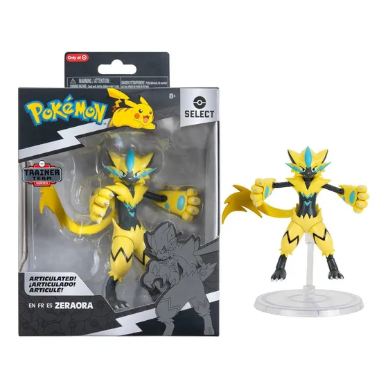 Pokemon Select Zeraora Exclusivo Articulable