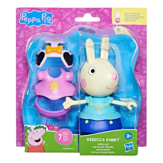 Peppa Pig Figura Rebeca Liebre Estilos Divertidos