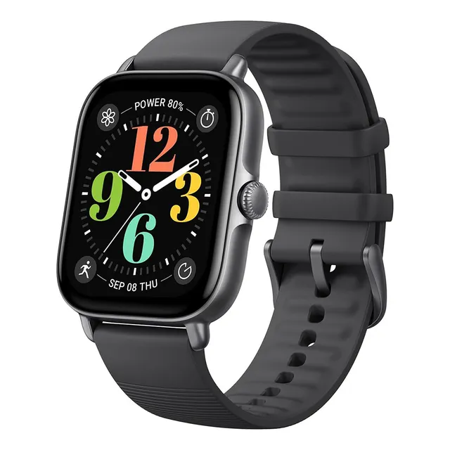 Pantalla Xiaomi Amazfit Gts 4 Gts de 1,65 pulgadas con correa de silicona - Color negro