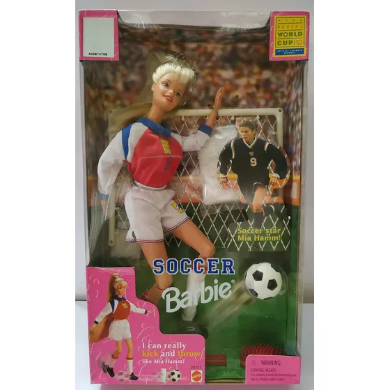 Muñeca Barbie De Coleccion Soccer Star Mia Hamm  Vintage