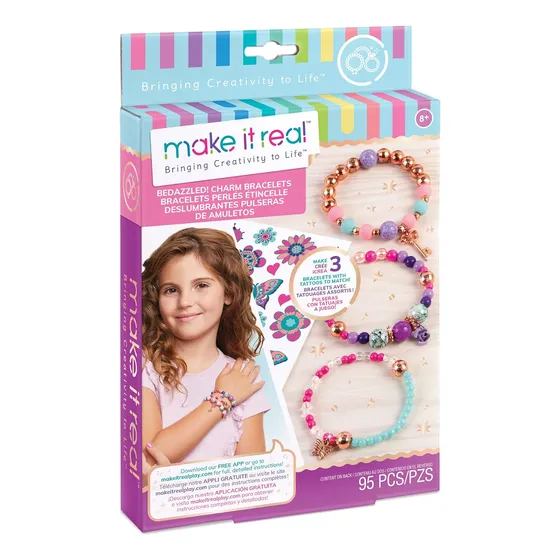 Kit Pulseras Make It Real 104 Piezas Infantil 8+