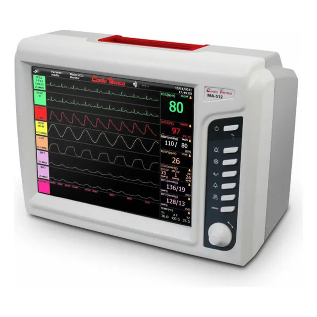 Monitor Multiparametrico Cardiotecnica Ma512 Pantalla 12