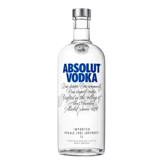 Vodka Absolut Natural 1l Produto Original Vodka Absolut Natural 1l Produto Original