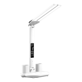 Abajur Luminária Digital De Escritório Mesa Com Relógio Abajur Luminária Digital De Escritório Mesa Com Relógio