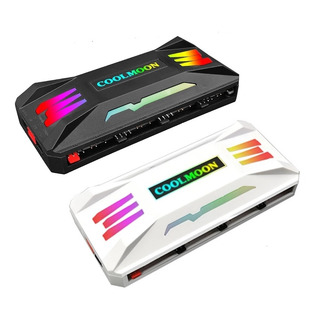 Coolmoon-controlador Rgb, 4 Pinos, Pwm, 5v, 3 Pinos, Argb Coolmoon-controlador Rgb, 4 Pinos, Pwm, 5v, 3 Pinos, Argb
