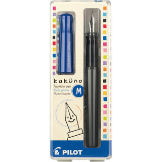 Pluma Fuente Pilot Kakuno Tapa Azul Gris Fino/mediano Pluma Fuente Pilot Kakuno Tapa Azul Gris Fino/mediano