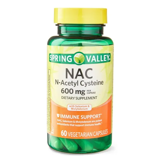 Spring Valley Nac N Acetyl Cysteine 600mg Acetilcisteina 