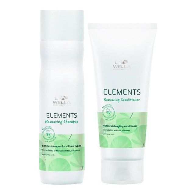 Kit Wella Pro Elements Renewing - Shampoo E Condicionador Kit Wella Pro Elements Renewing - Shampoo E Condicionador