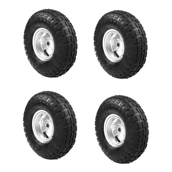 Paquete 4 Piezas Llanta Para Diablito Lion Tools Llantas
