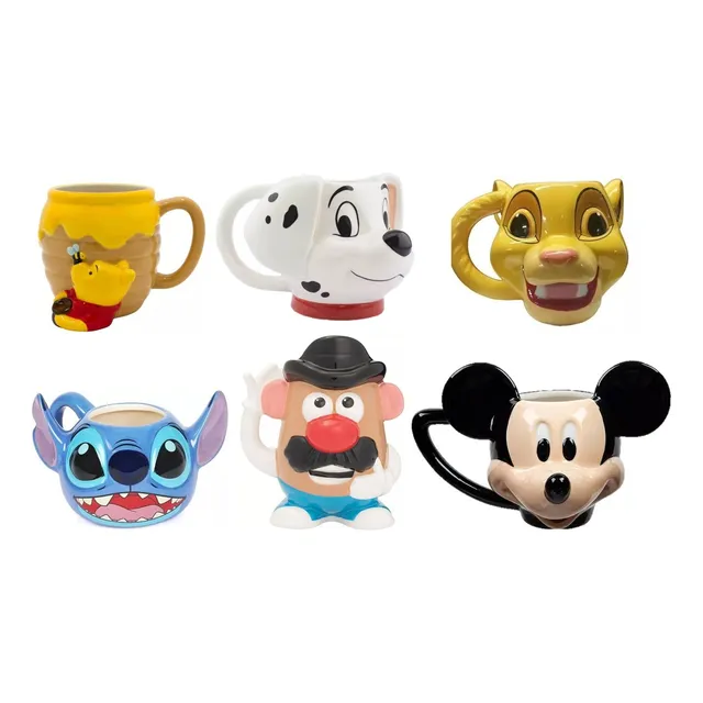 Tazas Personajes De  Disney Coleccionables 
